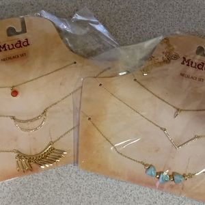 2 Mudd Necklace Sets